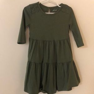 Olive green dress